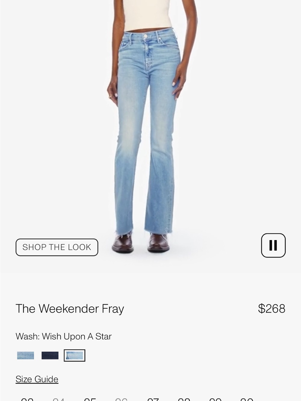 MOTHER Weekender Fray Jeans - Picture 8 of 9
